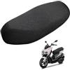 Qaestuan Cuscino Sella Moto, 75 x 60cm Coprisella Moto, 3D Rete Traspirante Copr, Coprisedile Estivo Fresco Adatto Alla Maggior Parte Delle Motociclette Elettriche e Motocicli sul Mercato