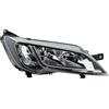 LONGLING Faro anteriore Faretto Anteriore Nero Destro con Motore per Fiat Ducato Citroen Jumper Peugeot Boxer 2014-2025 Opel Movano 2019-2025
