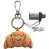 FUNFUL [ 2 IN 1 ] Chiavetta divertente Usb 32 GB + Portachiavi CROISSANT Per godersi la vita, con Adattatore USB C per la Piena Compatibilità - Regali Originali per Bambini, Ragazze e donne