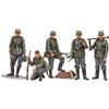 Tamiya TAMIYA-1/35 German Infantry Mid WWII Militär Set di Fanteria Tedesca (seconda Guerra Mondiale) 1:35 Kit modellino in plastica 35371, Multicolore, small, 35371-000