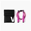 Velites Earth 2.0 Corda per saltare in alluminio aereo | Pink | Sistema avanzato con cuscinetti e cavo da 4 mm | Personalizzabile con pesi | App di allenamento inclusa