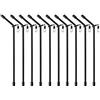 Zite Fishing Anti-Tangle Boom Sleeves Set - 10 pezzi con vortice curvo - Distanziatori per alimentatori e boom antitangleboom