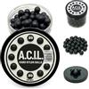 A.C.I.L. 50 x Hard Nylon Balls in 50 Caliber Paintballs Solid Balls Precision Training Ammo for Paintball, RAM & Self Defense Pistols - Durable Reusable Projectiles