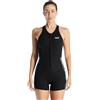 SOUUXIU Muta da Donna 2 Mm Shorty -Pezzo con Una Chiusura di Custodia Anteriore per Nuotare, con Protezione Solare, Tuta per Immersioni da Donna (M)