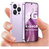 BLKE Max Mini smartphone 4G, telefono mini sbloccato 4+64 GB con schermo HD da 3,88 pollici, batteria da 2000 mAh, fotocamera da 5 MP, doppia SIM, corpo ultrasottile per telefono per bambini Rosa