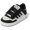 adidas Rapid Court Infant Shoes, Scarpe Unisex-Bimbi 0-24, Core Black/Cloud White/Ftwr White, 26 EU
