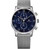 Tommy Hilfiger Orologio Analogico Multifunzione al Quarzo da Uomo con Cinturino in Acciaio Inossidabile o Cinturino in Pelle