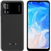 DOOGEE N40 PRO Android 11 Smartphone, Octa-Core 6GB+128GB, 6,52''HD+ Cellulare Telefono, Batteria 6380mAh, Fotocamera Quad 20MP, Fotocamera Frontale 16MP, DUAL SIM Impronte Digitali Nero