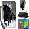 PHINIENLAND Cover per Xiaomi Redmi 10X 4G / Note 9 Case PU Pelle Custodia [Kickstand] [Chiusura magnetica] [Slot per Schede], Portafoglio Flip Custodia per Redmi Note 9,Neve
