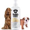 Buddycare Crema per Cani alla Vaniglia e Burro di Karitè (500ml) con Aloe Vera, Olio di Argan e Pro-vitamina B5 per Sbloccare i Capelli Infeltriti e Alleviare la Pelle Sensibile e Pruriginosa, Adatta