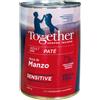 Together Pet Adult Sensitive Paté grain free 400g per cani adulti con monoproteina animale in diversi gusti
