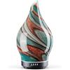Porseme Diffusore di aromi a mano in vetro, LED con 7 luci colorate, essenziali con timer, senza BPA, 150 ml