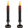 DIELIANHUA Candele Halloween LED, 9,64 Pollici Candele Sanguinanti di Halloween, Candeles di Halloweens, Candel A LED Senza Fiamma, Adatto per Feste di Halloweens, Decorazioni D'interni per Case Horror