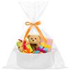 powerking piccolo cesto tessuto con sacchetti regalo e nastri, scatola di petto regalo decorativo vuoto, cesto regalo per bambini per asilo materno, scaffale di stoccaggio Bin Organizer Cubo