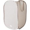 3 Sprouts Cesto Biancheria Sporca - Porta Biancheria Sporca - Cesto Panni Sporchi - Cesta Portabiancheria per Bambini - Contenitore Salvaspazio - Percalle Beige