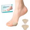 Promifun Cuscinetti per Alluce Valgo - 24 Pezzi Moleskin Autoadesivo e Impermeabile per Uomini e Donne, Antidolore per Scarpe (Multitaglie)