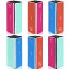 COMNICO 6 blocchi per lucidare unghie, blocco per unghie, 4 livelli, rimuove i bordi e crea immediatamente una lima professionale lucida (blu, arancione, rosa, verde, pezzo, grana 80/80)