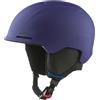 ALPINA Brix Jr - Casco da sci sicuro e leggero per bambini, con paraorecchie removibili, assorbimento ottimale degli urti e buona ventilazione, midnight purple, S (48-52)
