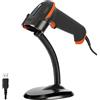 Tera L5100Y-Z - Scanner per codici a barre 1D laser USB cablato con supporto plug and play