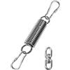 Dstarymnix Swing Spring for Hanging Chair, Hanging Chair Spring Hook, molla per amaca con gancio rotante 360°, kit sospensione amaca, chaise suspendue, yoga aereo, sacco da boxe, acciaio inox resistente
