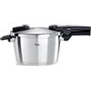 Fissler Vitaquick Premium - Pentola a pressione (4,5 L, diametro 22 cm) in acciaio inox, 2 livelli di cottura, Made in Germany, compatibile induzione