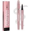 Sikweny 2 Pezzi Penna Sopracciglia Effetto Pelo Con 4 Piccole Testine Biforcute Matita Sopracciglia Microblading Waterproof Eyebrow Pencil Microblading per Trucco Naturale (Marrone Chiaro)
