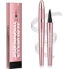 Sikweny 2 Pezzi Penna Sopracciglia Effetto Pelo Con 4 Piccole Testine Biforcute Matita Sopracciglia Microblading Waterproof Eyebrow Pencil Microblading Resistente Sudore per Trucco Naturale (Grigio)