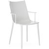 Kartell - Sedia H. H.H - Bianco - Tecnopolimero termoplastico riciclato - Designer Philippe Starck