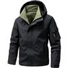 MOKBAY Giacca Pioggia Bicicletta Antipioggia Autunnale Sportiva Impermeabile Tuta Giacca da Lavoro Uomo Pioggia Antipioggia Casual Giubbotto Primaverile Softshell Jacket Poncho Impermeabile Uomo L