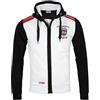 Geographical Norway Uomo Designer Hoodie Felpa con Cappuccio Giacca FINION L
