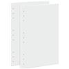 OVISEEN 90 Fogli Carta Rifornimento B5 9 Fori Vuoti, Avorio 100 GSM 18x25,5 cm