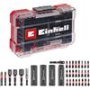 Einhell Set di punte e bussole a percussione originale Einhell M-CASE da 35 pezzi (punte da 25 mm, punte da 50 mm, bussole esagonali, bussole lunghe, adattatore per bussole, portapunte da 60 mm)