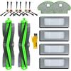aotengou Kit Accessori di Ricambio per iRobot Roomba Combo R111840 R1138 Robot Aspirapolvere 14 Confezioni 2 Spazzole Principali, 4 Filtri, 6 Spazzole Laterali, 2 Panni Mop