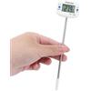 HERCHR Termometro per latte, Multiuso Termometro digitale con sonda lunga per Liquido, Candela, Cibo, Carne