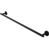 KES Porta Asciugamani Nero Bagno Portasciugamani da Parete Portaasciugamano Acciaio inossidabile 80 CM, A2000S80DG-BK