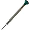 Bergeon 31081-200 Cacciavite non magnetico con corpo in alluminio anodizzato 2,00 mm, Verde