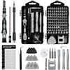 Qurxuanwe 122 in 1 Set Cacciaviti Precisione, Kit Cacciavite Magnetici Professionali, Strumenti Riparazione Telefoni Portatile, Attrezzo Elettronica Riparare Mini per Smartphone,omputer,Orologio,Tablet,Occhiali