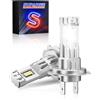 SUPAREE Lampadina H7 Led Lampadine LED H7 per Auto h7 LED Canbus 32000LM 6500K 12V 800% Luminoso Abbagliante e Anabbagliante per Fari Auto 1:1 Plug and Play (2 Pezzi)