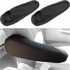 WLLHYF Copribraccioli per auto, in tessuto elastico, vestibilità universale, per camion, SUV, furgoni, 1 paio (nero)