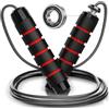 Regalami.shop Corda per Saltare Regolabile con Cuscinetti a Sfera - Jump Rope Professionale per Fitness, Allenamento, CrossFit, Boxe, Palestra e Casa - Leggera e Antiscivolo