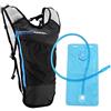 Lixada Zaino di idratazione con vescica (2L) per camminare e andare in bicicletta Blu