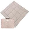 molis & co molis&co - Tappeto Gioco Bambini e Neonati 100x100x5cm - Tappeto Morbido Bambini - Tappeto Gioco Neonato Pieghevole, Reversibile e Lavabile - 100% Cotone (OEKO-TEX 100) - Peony