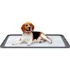 Ghshanog Supporto per tappetino per pipì, in silicone, a prova di perdite, con bordo rialzato da 1,5 cm per protezione del pavimento, vassoio antiscivolo per addestramento del vasino per cani di piccola taglia