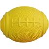 PlayfulSpirit Tricky Treat Rugby Palla Dispenser Croccantini - Gioco Interattivo per Cani e Cuccioli - Gioco per Alleviare Stress e Combattere la Noia - Giocattolo da Riporto o da Lancio (S, giallo)