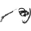 Cressi Apache Fucile Pesca Subacquea, Unisex - Adulto, Nero, 60 & Mare Combo, Set Maschera Sub Perla e Snorkel Mexico Unisex - Adulto, Nero, Unica
