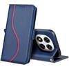 laddutoi Cover per Xiaomi Redmi Note 14 Pro 5G, Custodia Flip Case in Pelle PU [Slot Carte] [Supporto Stand] [Magnetica], Libro Portafoglio Antiurto Custodia per Redmi Note 14 Pro 5G, Blu