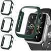 iVoler 3 Pezzi Cover Rigida PC per Apple Watch SE (2025/2022 / 2020) / Series 6 5 4 40mm (Senza Pellicola Protettiva), Ultra Sottile Custodia Antiurto e Anti-Graffio Bumper Case, Verde