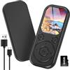 Olycism 64GB Lettore MP3 Bluetooth 2,01 Pollicicon Lettore MP3 Portatile Schermo ultra hd Suono HiFi Batteria da 300mAh Radio FM Registrazione Vocale E Books per Viaggi Sportivi Nero