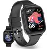 Tzzulsx 4G Smartwatch Bambini GPS, Telefono Orologio Smartwatch Bambini WiFi Videochiamate SOS Voce Chat Sveglia Giochi Impermeabile, Orologio Bambino Cellulare Regali per Ragazza e Ragazzo