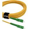 Elfcam - Cavo per fibra ottica (giarrettiera ottica) da SC / APC a SC / APC per Orange Livebox SFR La Box Fibre Bouygues, Telecom, Bbox, Mobistar